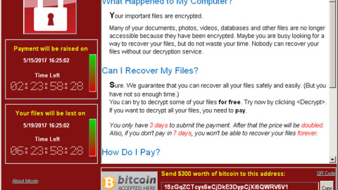 Pantallazo del virus WannaCry pidiendo dinero. REUTERS