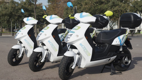 Las motos eléctricas que estarán disponibles en Madrid.