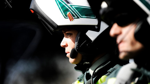 Una guardia civil de tráfico. Imagen: GC