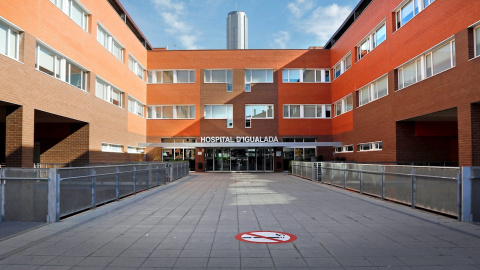 Vista del Hospital de Igualada en el que un brote de coronavirus SARS-CoV-2 ha afectado a una veintena de personas. /EFE