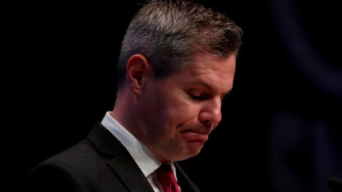 Imagen de archivo del ministro de Finanzas del Gobierno escocés, Derek Mackay. REUTERS