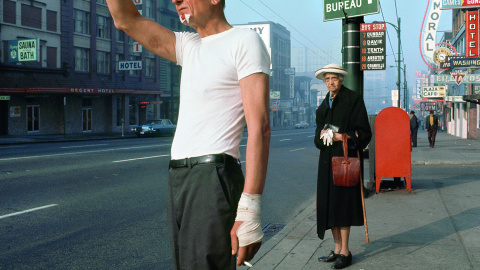 Man with bandage, 1968.- Fred Herzog, Courtesy of Equinox Gallery, Vancouver