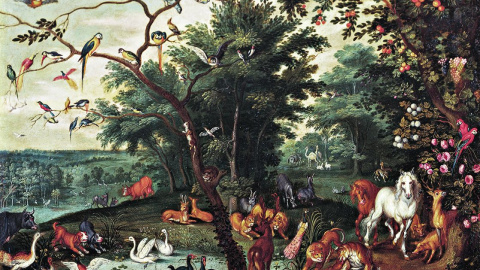 'El paraíso en tierra', de Jan Brueghel el joven (ca. 1620-1625) - Foto cortesía de Arthemisia España.