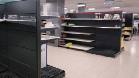 Los supermercados, sin abastecimiento por la excesiva demanda de la población