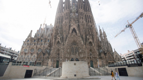 Plaza de la Sagrada Familia. / EFE