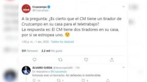 El tremendo corte del CM de Cruzcampo a Álvaro Ojeda