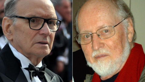 Ennio Morricone y John Williams. / Archivo