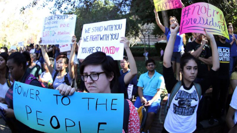 Continúan las protestas contra Trump en EEUU / EFE