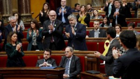 El Parlament aprova la presentació del recurs contra la inhabilitació de Torra com a diputat