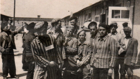 Francisco Ortiz, el 5 de mayo de 1945, tras la liberación de Mauthausen. CORTESÍA DE JUAN FRANCISCO ORTIZ