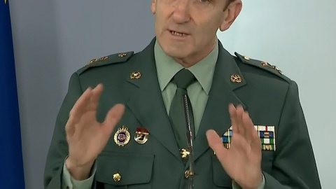 El general José Manuel Santiago, jefe del Estado Mayor de la Guardia Civil. / EFE