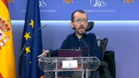 Echenique pide a Almeida que no sea "el alcalde de los ricos" porque si las protestas fueran en un barrio obrero, todos estarían "identificados y multados"