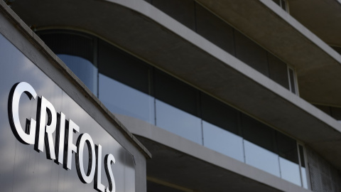 Sede de la farmacéutica Grifols, en Sant Cugat del Valles (Barcelona). AFP/Josep Lago