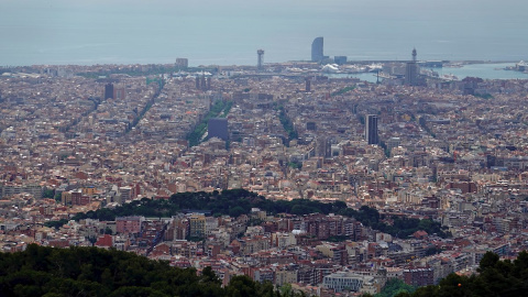 Imatge panoràmica de Barcelona. EFE / ALEJANDRO PÉREZ.