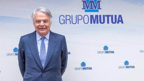 El presidente de Grupo Mutua Madrileña, Ignacio Garralda, en la presentación de resultados de 2019. E.P.