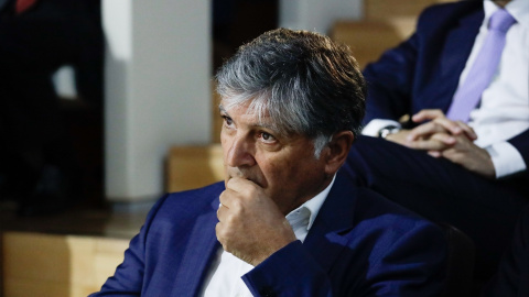  El exentrenador y tío de Rafa Nadal, Toni Nadal, asiste a la entrega de la VIII Edición de los Premios Cepyme en el Auditorio de Banco Santander, a 25 de abril de 2022, en Madrid (España).- EUROPA PRESS