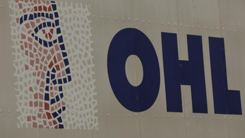 El logo de la constructora OHL. REUTERS/Sergio Pérez