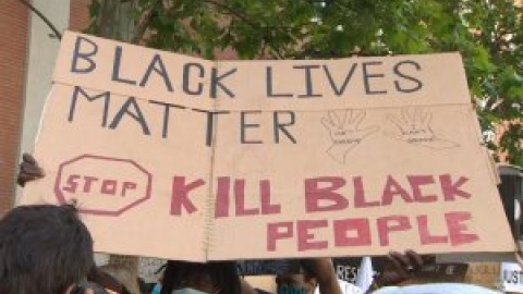 Manifestación de Black Lives Matter en Madrid