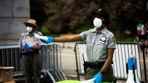 Brooklyn durante la pandemia. REUTERS/Eduardo Munoz