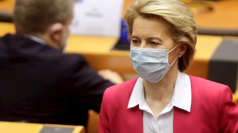 27/05/2020 - La presidenta de la Comisión Europea, Ursula von der Leyen. / EFE - OLIVIER HOSLET