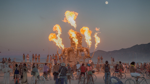 Festival Burning Man. -Flickr