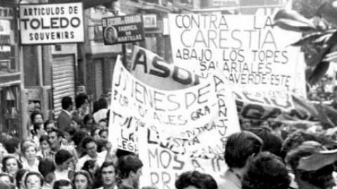  Una manifestación de la FRAVM en Madrid. FRAVM