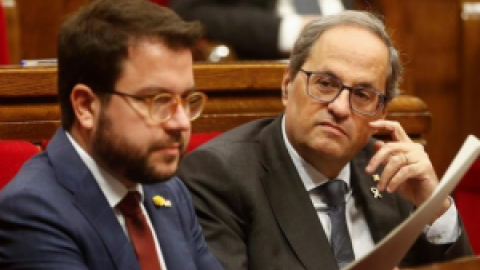 Aragonès ofereix a Torra la defensa conjunta de l’autodeterminació a la taula de diàleg