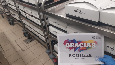 Pack de productos de Rodilla para los sanitarios de la Clínica Universidad de Navarra.