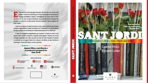 Portada del llibre sobre la Diada de Sant Jordi de Carme Polo i Ricard Lobo.