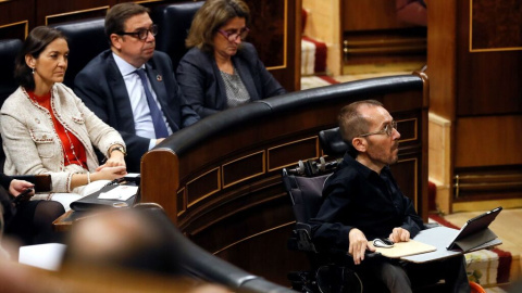 Pablo Echenique en el Congreso de los Diputados