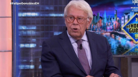 Felipe González durante su aparición en 'El Hormiguero'