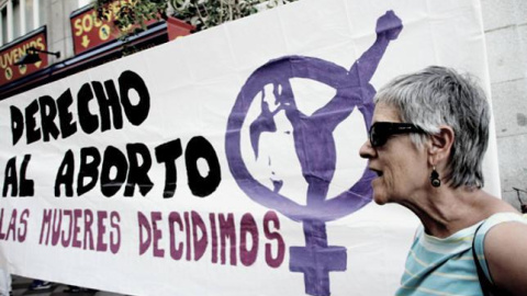 Manifestación por los derechos sexuales y reproductivos en Madrid.- SARA DÍAZ/ FOTOGRACCIÓN