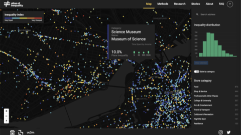 El Museo de Ciencia de Boston es uno de los lugares con menos segregación de la ciudad. / MIT Media Lab