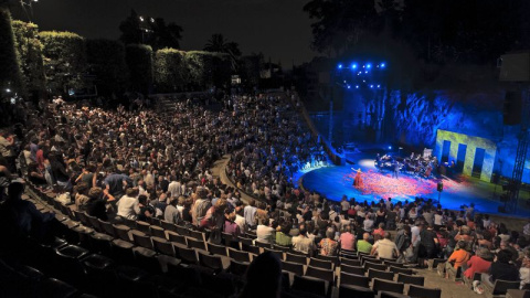 Una imatge del Teatre Grec de Barcelona, escenari principal del Festival d'estiu de la ciutat. JOSEP AZNAR