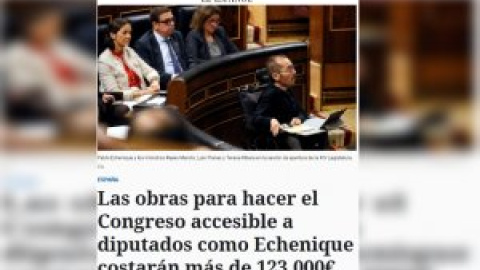 "Porque 'malditos inválidos, que se queden en su puta casa' era demasiado corto": el titular de 'El Español' sobre Echenique que ha indignado a las redes