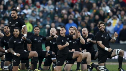 Imagen de archivo de la selección masculina de rugby de Nueva Zelanda, All Blacks / REUTERS