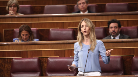 La portavoz del Partido Popular, Cayetana Álvarez de Toledo, durante la sesión del control al Gobierno en el Parlamento. / Europa Press / Archivo