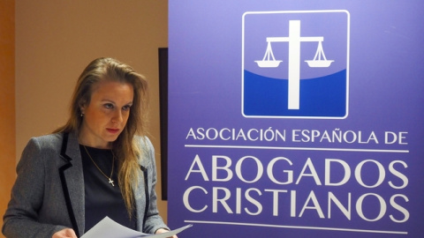 La presidenta de la Asociación Abogados Cristianos, Polonia Castellanos. EFE