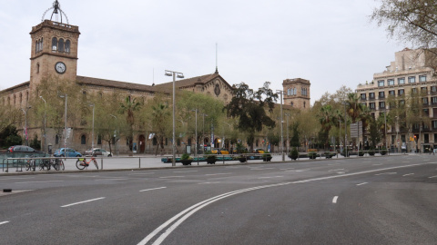 El edificio central de la Universitat de Barcelona.