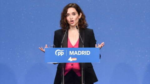 La presidenta de la comunidad de Madrid, Isabel Díaz Ayuso. -Gustavo Valiente / Europa Press