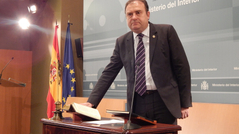 José Luis Olivera durante su toma de posesión como nuevo director del Centro de Inteligencia contra el Terrorismo y el Crimen Organizado (CITCO).