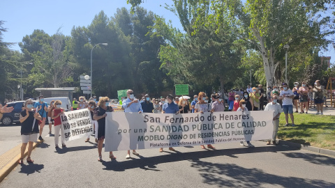 Manifestación en Madrid por la sanidad pública. | Guillermo Martínez