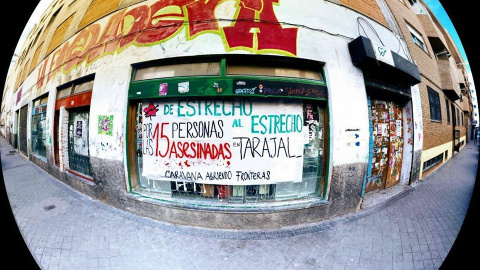 Fachada de La Enredadera en el barrio de Tetuán.