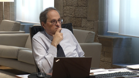 Torra, en videoconferencia con Moncloa y demás líderes autonómicos