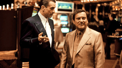  Robert de NIro y Joe Pesci en la película "Casino".