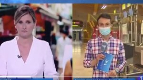 El "raro, raro, raro" momento de un reportero de TVE en el Telediario de la 1