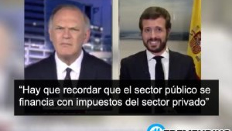 Casado no es capaz de aclarar si daría más recursos a la sanidad pública: "Ya sabéis lo que se puede esperar de él"