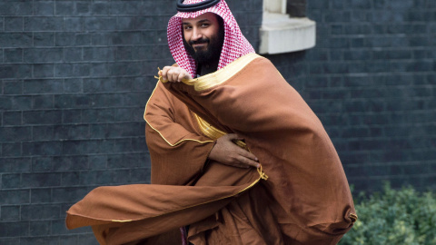 Mohammad bin Salman, príncipe heredero de Arabia Saudí en Londres. / EFE