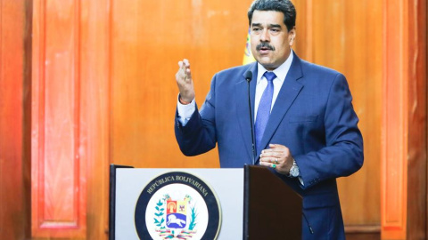 Fotografía cedida este lunes por la oficina de Prensa del Palacio de Miraflores. EFE/PRENSA MIRAFLORES