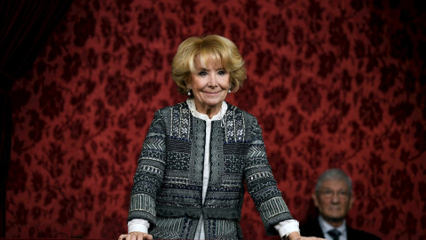 La expresidenta de la Comunidad de Madrid, Esperanza Aguirre. - EFE